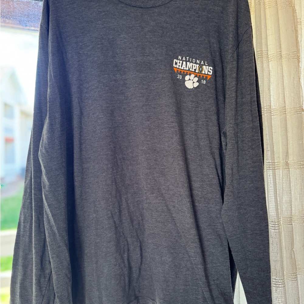 National Champions Long-Sleeve Tee - Dark Gray